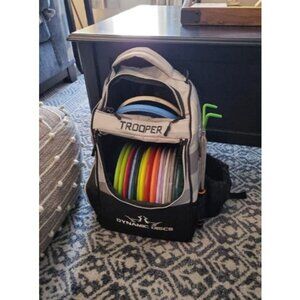 Trooper Disc Golf Backpack Frisbee Disc Golf Bag with 18+ Disc Capacity